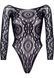 Еротичне боді-бодістокінг Leg Avenue Snap crotch thong back teddy Black S/M Да фото 8