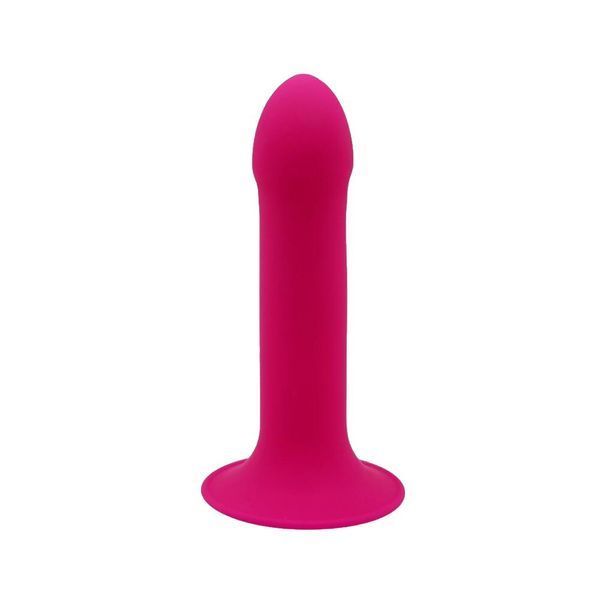 Дилдо з присоскою Adrien Lastic Hitsens 2 Pink, відмінно для страпона, макс. діам. 4см, довж. 16,7см Да фото