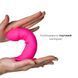 Дилдо з присоскою Adrien Lastic Hitsens 2 Pink, відмінно для страпона, макс. діам. 4см, довж. 16,7см Да фото 9