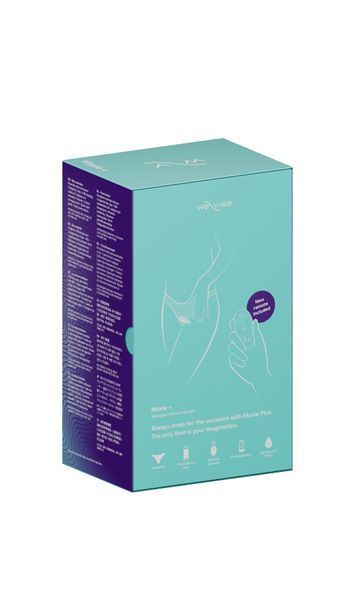 Смарт-вібратор у трусики We-Vibe Moxie+ Aqua, оновлений пульт ДК Да фото