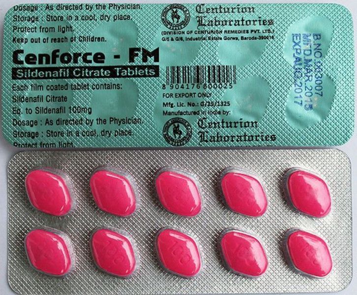 Збудливі таблетки для жінок Cenforce-FM (ціна за пластину 10 таблеток) B88070 фото
