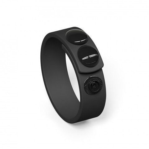 Регульоване ерекційне кільце на кнопках Love To Love HERO RING - BLACK ONYX Да фото