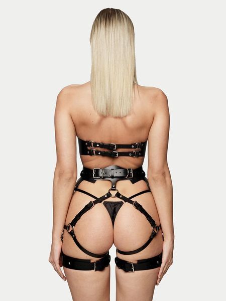 ШКІРЯНИЙ КОМПЛЕКТ БРА ТА ГАРТЕРИ "DOJA" Doja Set фото
