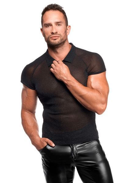 Чоловіче поло Noir Handmade H082 Onyx veil polo S Да фото