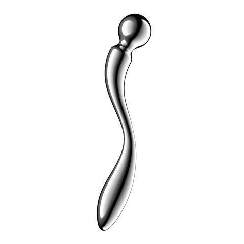 Металевий дилдо Satisfyer Star Force 2, двосторонній, можна нагрівати та охолоджувати Да фото