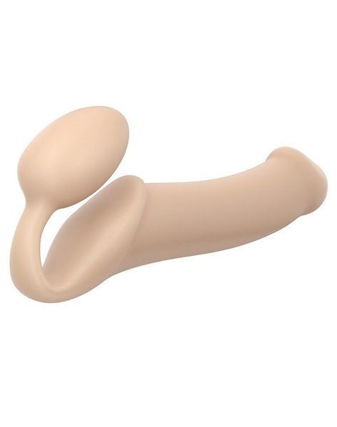 Безремінний страпон Strap-On-Me Flesh XL, повністю регульований, діаметр 4,5 см Да фото