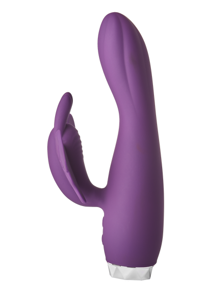 Вібратор-кролик у вигляді Метелики Dream Toys Flirts Butterfly, фіолетовий, 17 х 3 см DT22019 фото