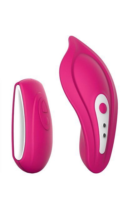 Вібратор у трусики Liebe Panty Vibe Recargable Cerise, нагрів до 39 &deg;C, пульт, трусики S-M в комплекті Да фото