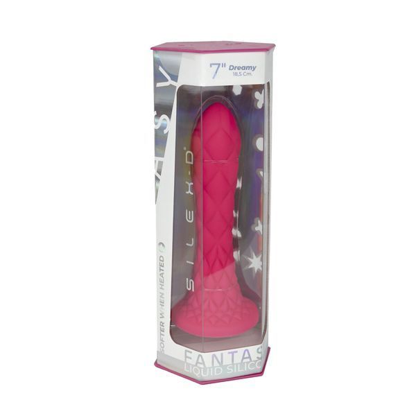 Фалоімітатор SilexD Fantasy Liquid Silicone Dreamy 7in Pink Да фото