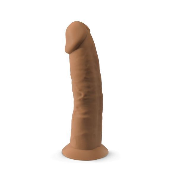 Фалоімітатор SilexD Henry Caramel (MODEL 2 size 7.5in), двошаровий, силікон + Silexpan, діаметр 4,8 см Да фото