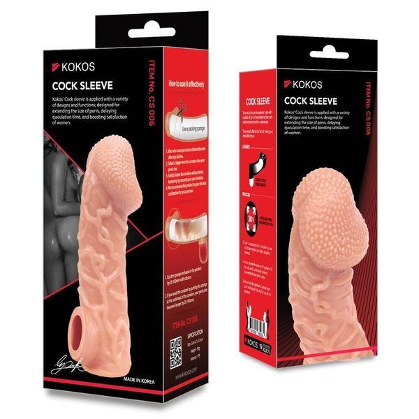 Насадка на член Kokos Cock Sleeve CS 006 M Да фото