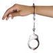 Наручники металеві Adrien Lastic Handcuffs Metallic (поліцейські) AD30400 фото 7