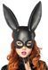 Пластикова маска кролика Leg Avenue Masquerade Rabbit Mask, чорна, One Size, на резинці SO9090 фото 2