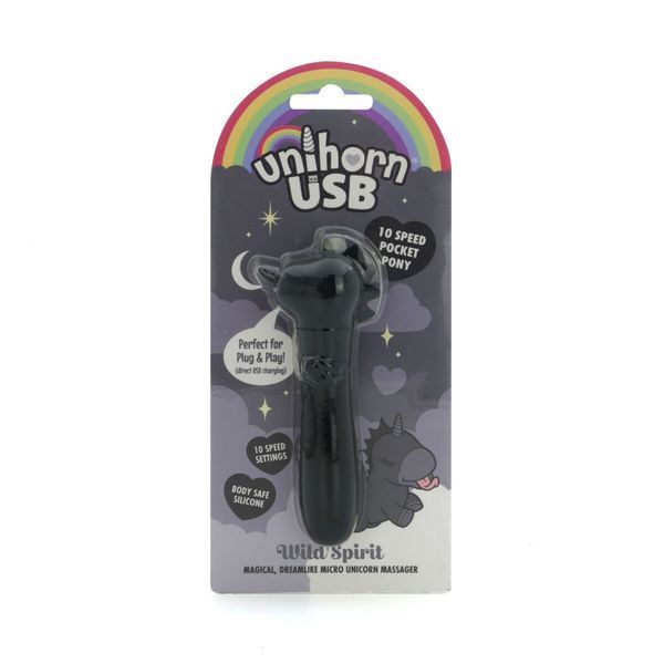Вібратор-єдиноріжка Unihorn USB Bullet &ndash; Wild Spirit, віброкуля, USB-зарядка, 10 режимів SX2874 фото