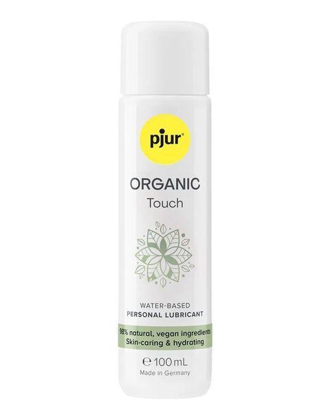 Органічний лубрикант pjur ORGANIC Touch 100 мл, водна основа, без ароматизаторів і парабенів Да фото