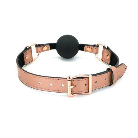 Кляп Liebe Seele Rose Gold Memory Ball Gag Да фото