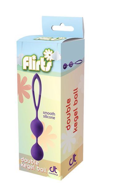 Вагінальні кульки Dream Toys FLIRTS фіолетові DT21998 фото
