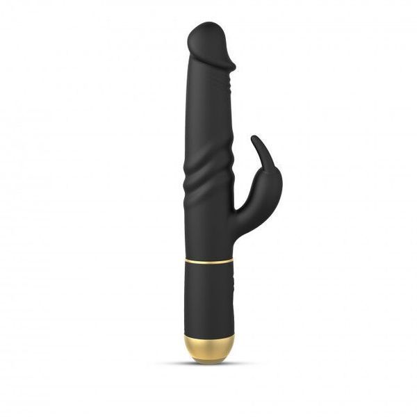 Вібратор Dorcel Furious Rabbit 2.0 зі зворотно-поступальними рухами головки, перезаряджуваний Да фото