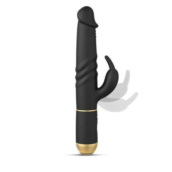 Вібратор Dorcel Furious Rabbit 2.0 зі зворотно-поступальними рухами головки, перезаряджуваний Да фото