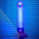 Дилдо, що світиться Strap-On-Me Glow-LED Dildo Purple - M Да фото 7