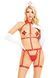 Костюм медсестри Leg Avenue 2PC Vegan Leather Nurse Harness Teddy and Headband Red S, шапочка Да фото 5