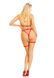 Костюм медсестри Leg Avenue 2PC Vegan Leather Nurse Harness Teddy and Headband Red S, шапочка Да фото 10