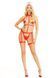 Костюм медсестри Leg Avenue 2PC Vegan Leather Nurse Harness Teddy and Headband Red S, шапочка Да фото 8