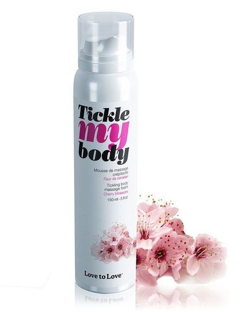 Масажна піна Love To Love TICKLE MY BODY Cherry Blossom (150 мл) зволожувальна Да фото