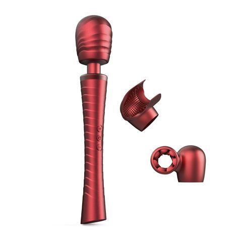 Вібромасажер MAN.WAND EDGY Velvet Red Да фото