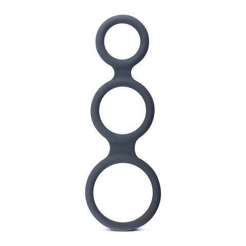 Потрійне ерекційне кільце Boners Triple Ring, діаметр 2,6; 3,3 та 3,8 см Да фото
