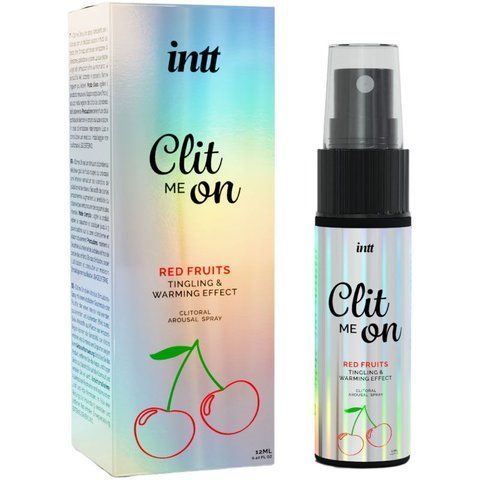 Збуджувальний спрей для клітора Intt Clit Me On Red Fruits Warming Effect 12мл зігріваючий ефект Да фото