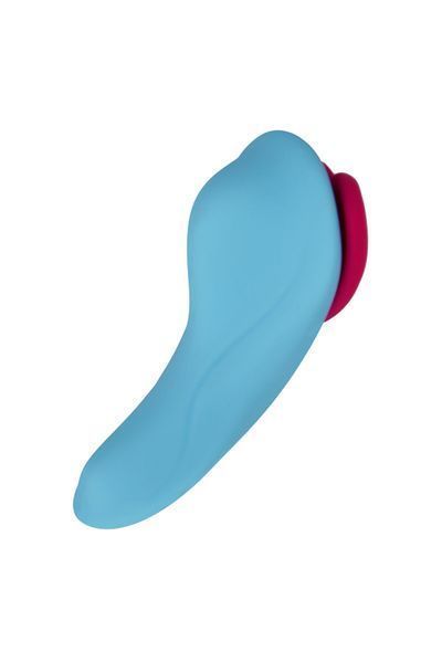 Вібратор у трусики FairyGasm HeartGem blue, на магніті, пульт ДК Да фото